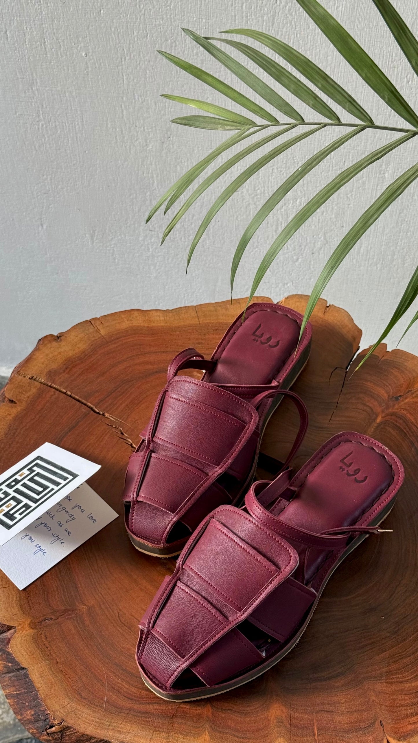 Burgundy - Musafir Slides